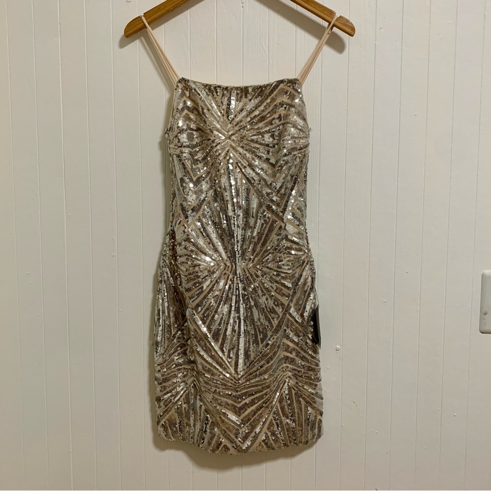 NWT Lulus Sequined Party Mini Dress